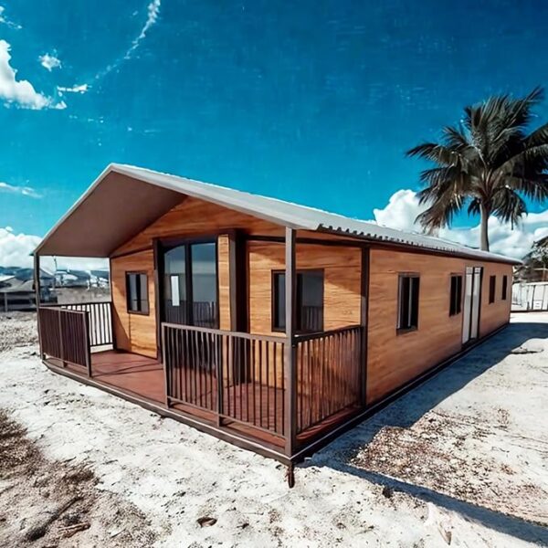 Tiny Homes for Sale Prefab, 40ft Expandable Container House Steel Portable Prefabricated Villa Tiny Home to Live in for Adults with 2-3 Bedrooms, 1 Full Equiped Bathroom and Kitchen Modular House