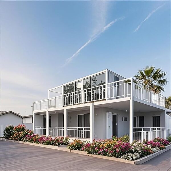 20Ft&40Ft Tiny Home for Sale Prefab, Tiny Homes to Live in for Adults with 3 bedrooms, 1 Fully Equipped Bathroom and Kitchen, 1 Living Room,Amazon Prefab House, Portable Modern Villa