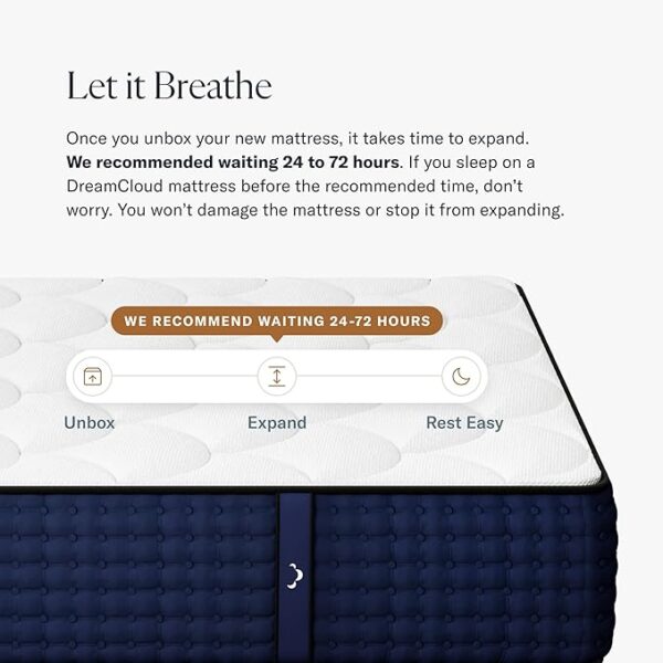 12" King Mattress - Luxury Hybrid Gel Memory Foam - 365 Night Trial - Premium Pressure-Relieving Layers - Forever Warranty - CertiPUR-US Certified - Image 6