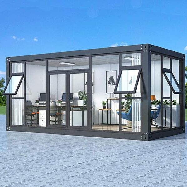 Portable Prefabricated Tiny Homes, Movable and Expandable Prefabricated Houses, 19x20 Feet with 1 Fully Equipped Bathroom and Kitchen, Modular Container Tiny Houses Container Homes prefabricated - Image 4