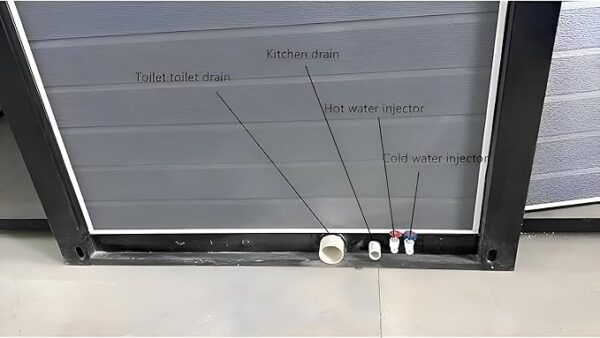 20FT Prefab House,Portable Container House to Live in with 3 Bedroom,1 Full Equiped Bathroom and Kitchen,Prefabricated Tiny House for Living,Foldable Mobile Home, Office - Image 5