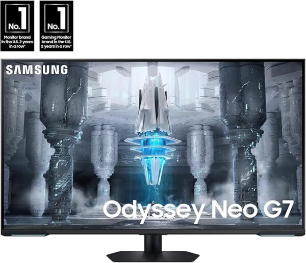 SAMSUNG 43" Odyssey Neo G7 Series 4K UHD Smart Gaming Monitor, 144Hz, 1ms, VESA Display HDR600, Quantum Matrix Technology, AMD FreeSync Premium Pro, LS43CG702NNXZA, 2023, Black - Image 6
