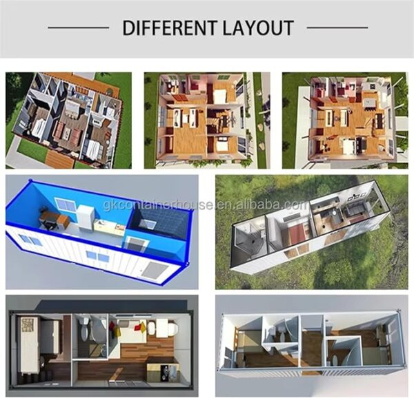Modern Design Shipping Luxury Container Small Home Prefab House Prefab Modular Prefab Building House - Image 4