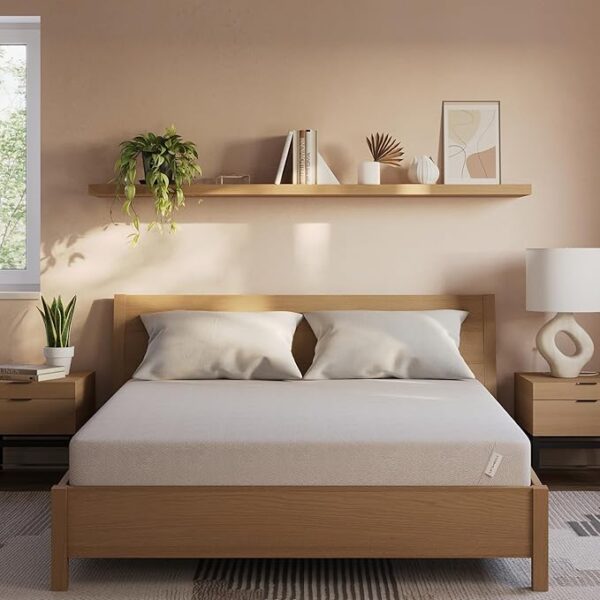 Kin By Tuft & Needle Firm 8" Queen Adaptive Foam Mattress in a Box, Cooling Pressure Relief, Balanced Support, 100 Night Trial, Fiberglass-Free, CertiPUR-US, 10-Year Limited Warranty