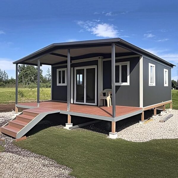 Expandable Container House, Alloy Steel, Tiny Home, Container Home, White/Black/Yellow/Gray, Modern, 20Ft/30Ft/40Ft, Single/Double Storey, 1-5 Rooms, Customizable