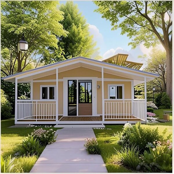 Luxury Smart Tiny Glass Houses Expandable Prefab House Tiny Homes to Live in for Adults Mini Villa Modular Customizable Prefabricated Foldable Container House