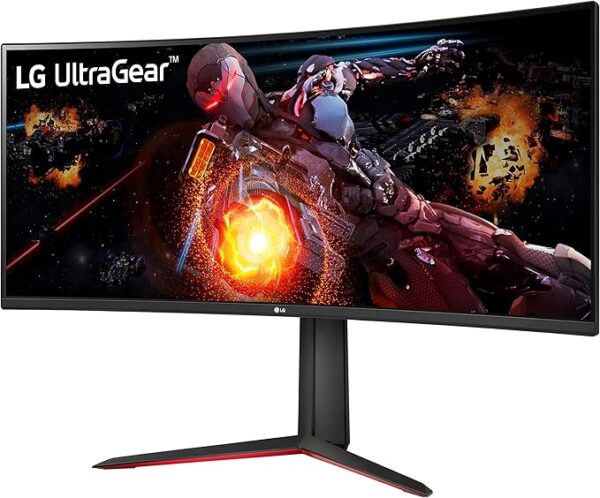 LG UltraGear QHD 34-Inch Curved Gaming Monitor 34GP63A-B, VA with HDR 10 Compatibility and AMD FreeSync Premium, 160Hz, Black - Image 3