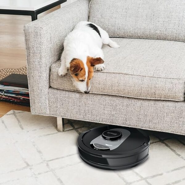 Shark UR2500SR AI Ultra Robot Vacuum with Self-Empty Base, Bagless, 30-Day Capacity, LIDAR Navigation, Compatible with Alexa, WiFi Connected, Black - Image 2