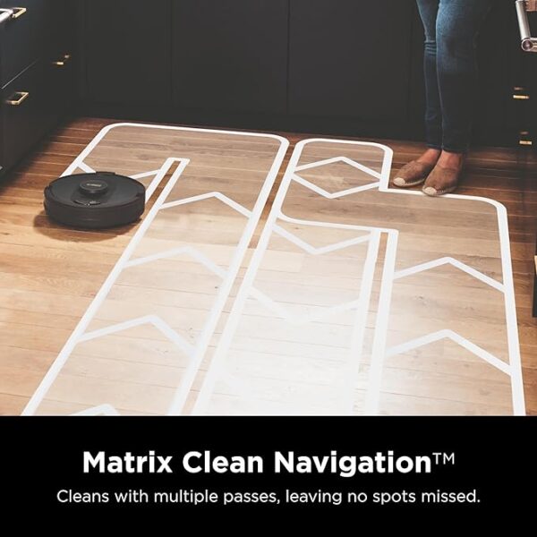 Shark AV2501S AI Ultra Robot Vacuum, with Matrix Clean, Home Mapping, 30-Day Capacity HEPA Bagless Self Empty Base, Perfect for Pet Hair, Wifi, Dark Grey - Image 3