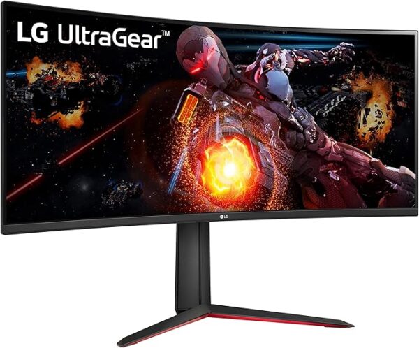 LG UltraGear QHD 34-Inch Curved Gaming Monitor 34GP63A-B, VA with HDR 10 Compatibility and AMD FreeSync Premium, 160Hz, Black - Image 2