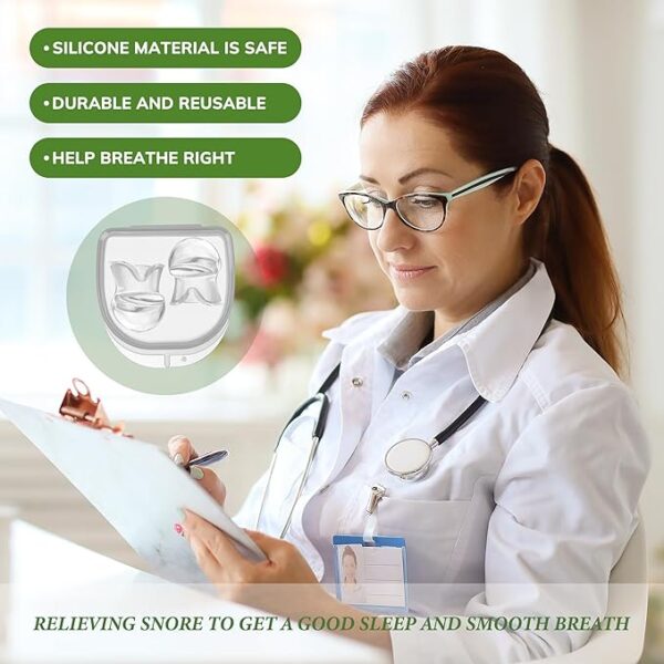 Anti-Snoring Devices, Comfortable Snoring Solution, Effective Snore Devices Stopper for Men and Women - Z4 - Image 4