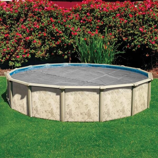 In The Swim 24' Premium Blue Round Solar Pool Cover 12 Mil for Solar Heating Above Ground Pools and Inground Pools - Image 3