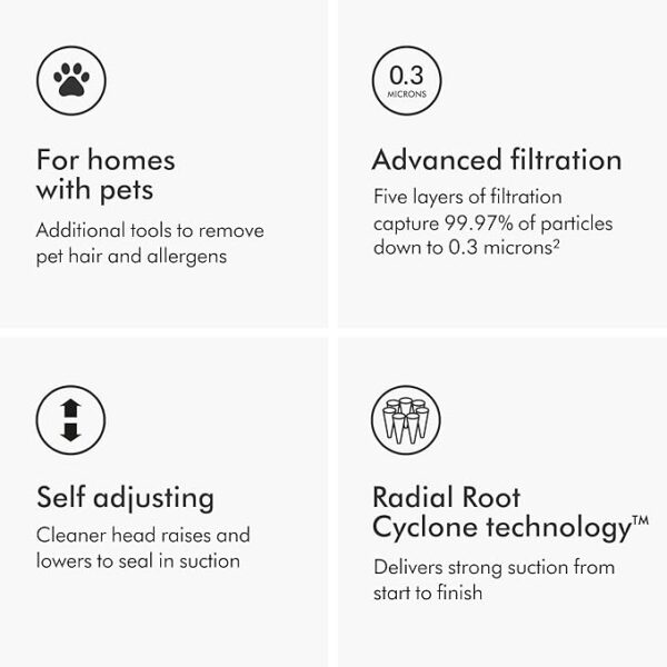Dyson Ball Animal Total Clean Upright Vacuum, Iron/Blue - Image 6