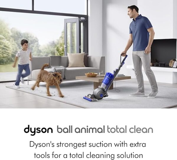 Dyson Ball Animal Total Clean Upright Vacuum, Iron/Blue - Image 5