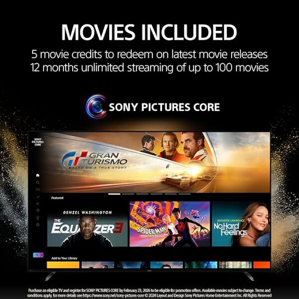 Sony 85-Inch Class 4K Ultra HD BRAVIA 3 LED Smart TV with Google TV, Dolby Vision HDR, and Exclusive Features for PlayStation®5 (K-85S30), 2024 Model - Image 4