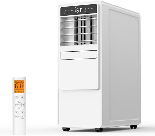 Portable Air Conditioners 12000 BTU with Remote Control, 3-in-1 Free Standing Cooling AC Unit with Fan & Dehumidifier, Cools Room up to 500 sq.ft, Smart/Sleep Mode,3 Speed,Auto Swing,24H Timer