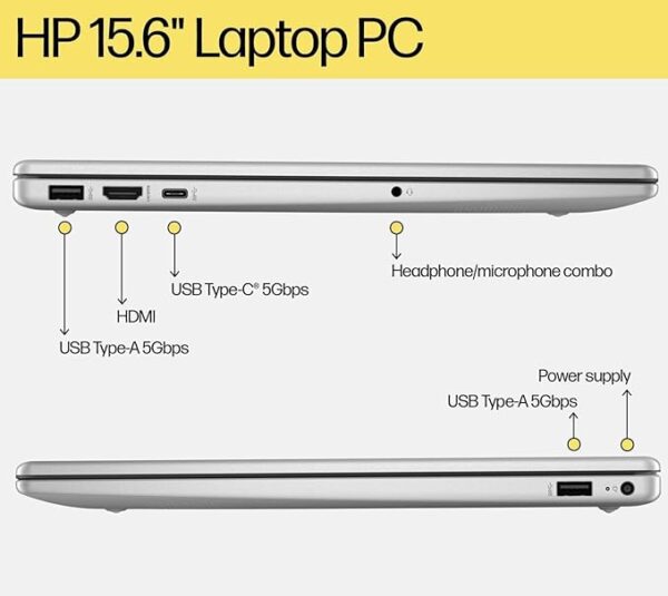 HP Laptop Computer for Home and Business Student, 15.6" FHD, Intel 4-Core Processor (Beat i3-1115G4), 32GB DDR4 RAM, 1TB PCIe SSD, WiFi 6E, Bluetooth 5.3, Type-C, HDMI, Windows 11 Pro, Tichang - Image 3