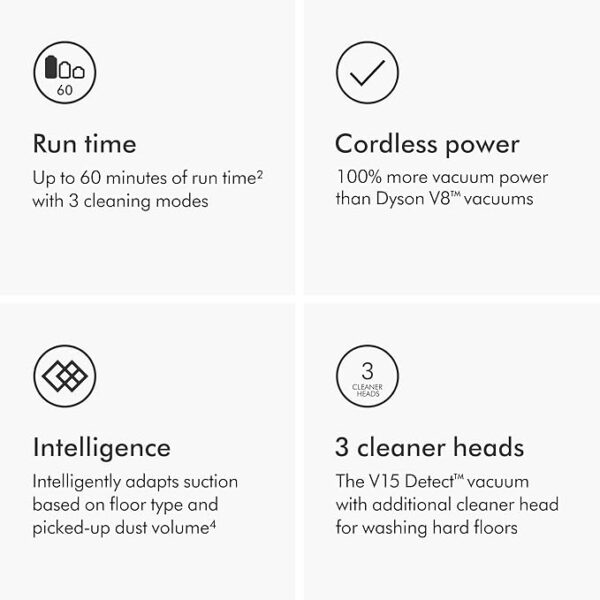 Dyson V15s Detect Submarine​ Wet Dry Vacuum, Yellow/Nickel - Image 4