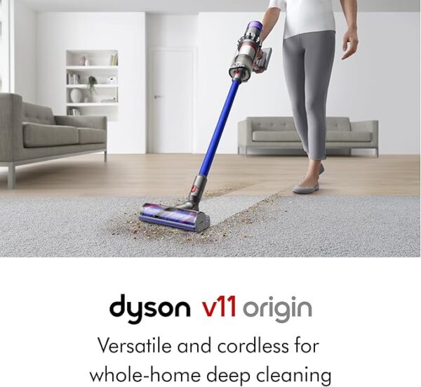 Dyson V11 Origin Cordless Vacuum, Nickel/Blue - Image 4