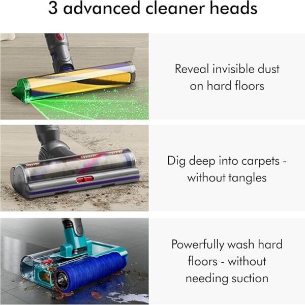 Dyson V15s Detect Submarine​ Wet Dry Vacuum, Yellow/Nickel - Image 3