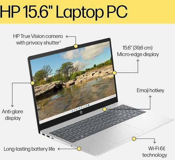 HP Laptop Computer for Home and Business Student, 15.6" FHD, Intel 4-Core Processor (Beat i3-1115G4), 32GB DDR4 RAM, 1TB PCIe SSD, WiFi 6E, Bluetooth 5.3, Type-C, HDMI, Windows 11 Pro, Tichang - Image 4