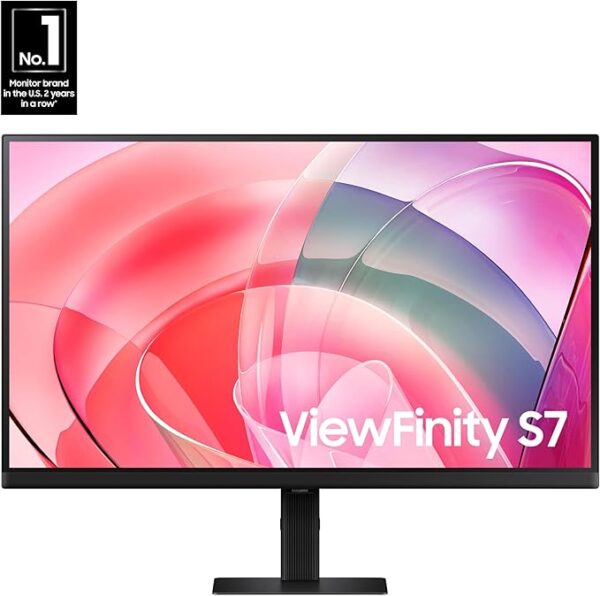 Samsung Monitor 27-Inch 4K UHD, HDR10, Multiple Ports, Adjustable Stand, Eye Care - Image 3