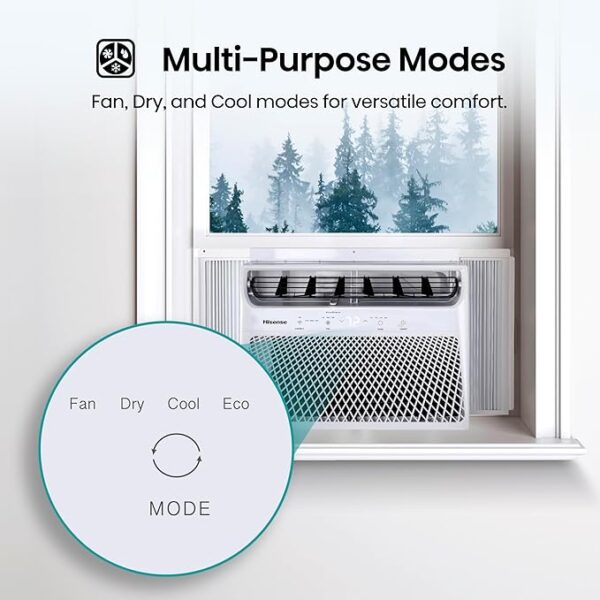 Hisense WC14W25A Window Air Conditioner, 14,000 BTU, White - Image 2