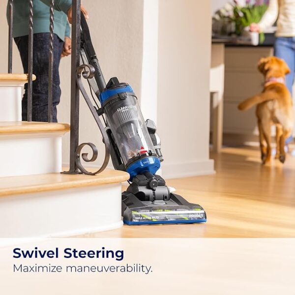 Bissell® CleanView Swivel Vacuum with Triple Action Brush Roll, Swivel Steering, Extension Wand, Easy-Empty Dirt Tank, Multi-Cyclonic Suction System, New 2024 Model - Image 2