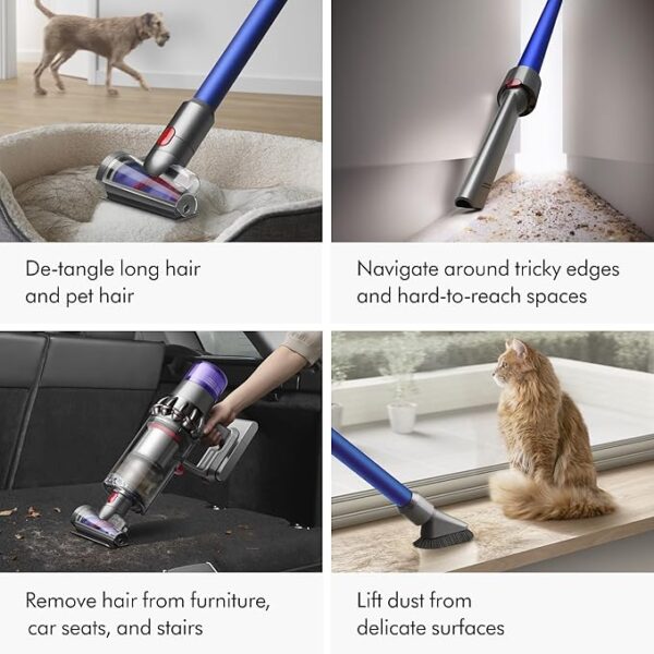 Dyson V11 Origin Cordless Vacuum, Nickel/Blue - Image 2