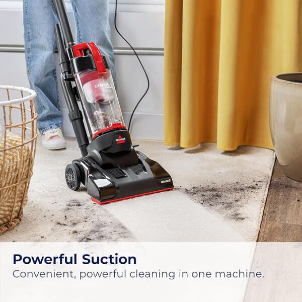 Bissell CleanView Compact Upright Vacuum, Fits in Dorm Rooms & Apartments, Lightweight with Powerful Suction and Removable Extension Wand, 3508 - Image 6