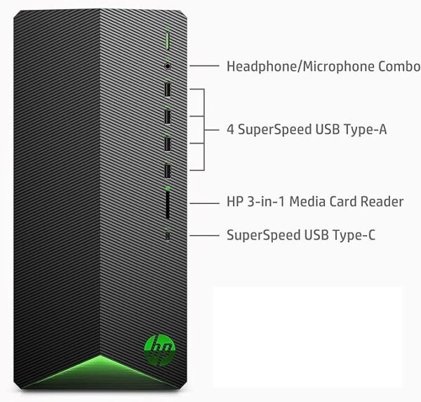 HP Pavilion Desktop Tower Computer, Intel 8-Core i7-11700F up to 4.9GHz, 32GB DDR4 RAM, 1TB PCIe SSD, GeForce GT 610 2GB, WiFi 6, Bluetooth, RJ-45, Type-C, HDMI, KB & Mouse, Windows 11 Pro, WE/PGPY - Image 3