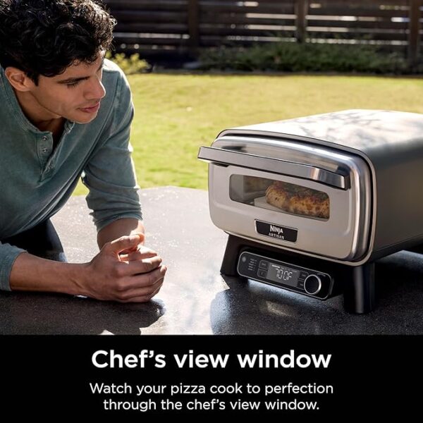 Ninja Pizza Oven, 12-inch, 700F Max, 3-Minute Cooking, Neapolitan Style, Electric Powered, Multi-Function - Image 2