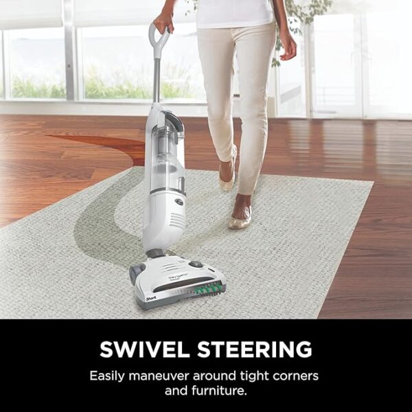 Shark SV1106 Navigator Freestyle Upright Bagless Cordless Stick Vacuum for Carpet, Hard Floor and Pet with XL Dust Cup and 2-Speed Brushroll, White/Grey - Image 5
