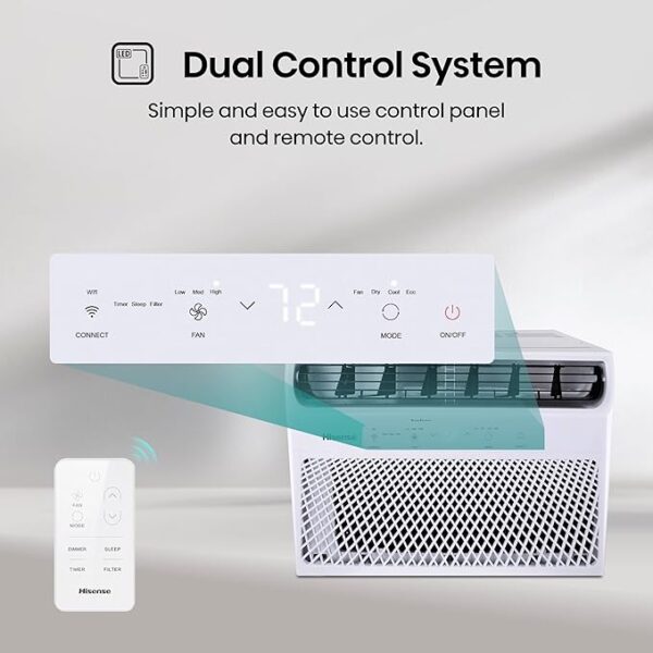 Hisense WC14W25A Window Air Conditioner, 14,000 BTU, White - Image 6
