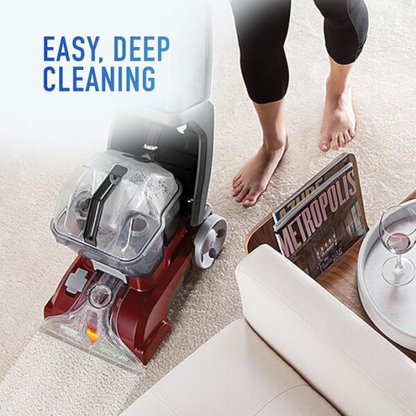 Hoover PowerScrub Deluxe Carpet Cleaner Machine for Carpet and Upholstery, Deep Cleaning Carpet Shampooer Machine with Multi-Purpose Tools, Pair Carpet Cleaner Solution - Image 2