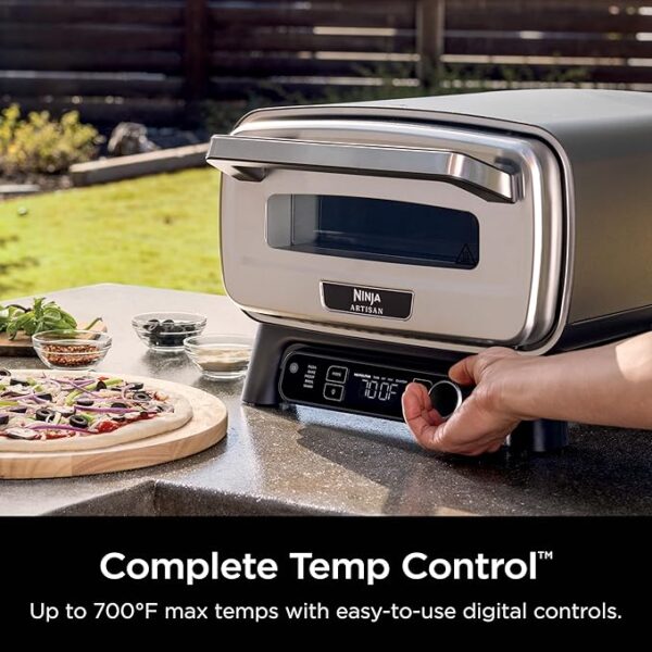 Ninja Pizza Oven, 12-inch, 700F Max, 3-Minute Cooking, Neapolitan Style, Electric Powered, Multi-Function - Image 3