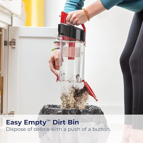 Bissell CleanView Compact Upright Vacuum, Fits in Dorm Rooms & Apartments, Lightweight with Powerful Suction and Removable Extension Wand, 3508 - Image 3