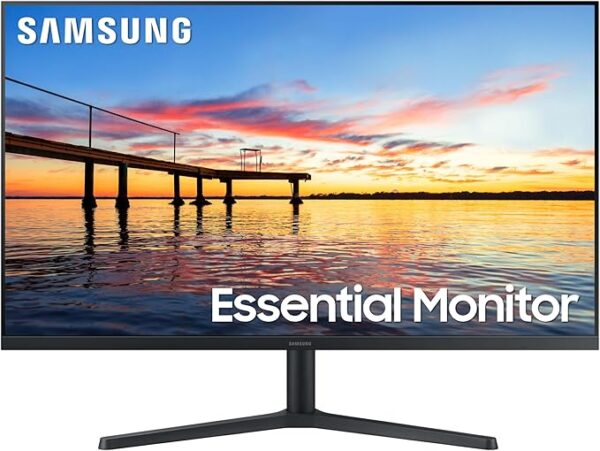 Samsung Monitor, 32-Inch Flat, 75Hz Refresh Rate, AMD FreeSync, Dual Connectivity, Eye Care