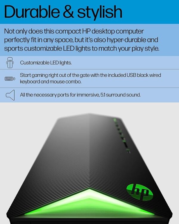 HP Pavilion Desktop Tower Computer, Intel 8-Core i7-11700F up to 4.9GHz, 32GB DDR4 RAM, 1TB PCIe SSD, GeForce GT 610 2GB, WiFi 6, Bluetooth, RJ-45, Type-C, HDMI, KB & Mouse, Windows 11 Pro, WE/PGPY - Image 7