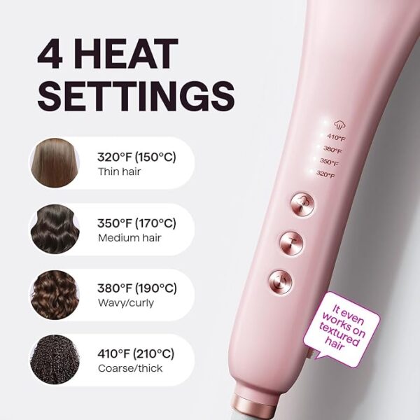 Wavytalk Pro Steam Hair Straightener Brush, Steamline Pro 3 in 1 Straightening Brush, Steam Reduces Damage, Nourishes Hair, and Expedites Straightening - Image 5