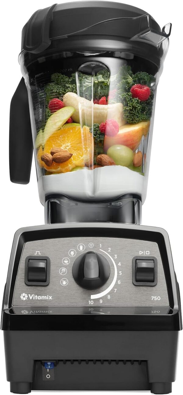 Vitamix Propel Series 750 Blender, Professional Grade Blender, 4 Presets + Self-Cleaning, Smoothie, Frozen Dessert, Soups and Dips, 64-oz Pitcher, Black