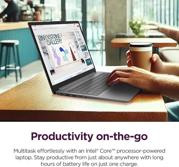 Lenovo IdeaPad 1i Laptop with Microsoft 365 Home and Business • 20GB RAM • 1TB Cloud Storage and 256GB SSD • Intel Core • 14 Anti-Glare Screen • WiFi-6 • 11HR Battery • Windows 11 • w/o Earbuds - Image 4