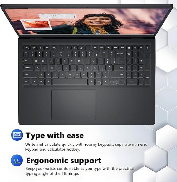 Dell Touchscreen Laptop Computer, Inspiron 15 for College Home Study and Business, Intel i5-1334U (Beat i7-1250U), 15.6" FHD, WiFi 6, Windows 11 Pro S, Type C to RJ45 Cable (32GB RAM, 1TB PCIe SSD) - Image 3