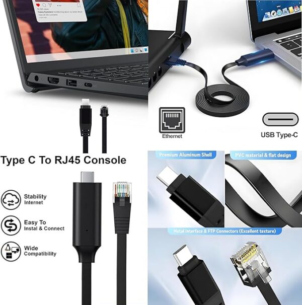 Dell Touchscreen Laptop Computer, Inspiron 15 for College Home Study and Business, Intel i5-1334U (Beat i7-1250U), 15.6" FHD, WiFi 6, Windows 11 Pro S, Type C to RJ45 Cable (32GB RAM, 1TB PCIe SSD) - Image 7