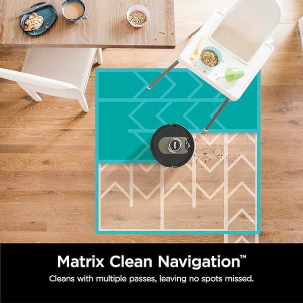 Shark AV2501AE AI Robot Vacuum with XL HEPA Self-Empty Base, Bagless, 60-Day Capacity, LIDAR Navigation, Perfect for Pet Hair, Compatible with Alexa, Wi-Fi Connected, Carpet & Hard Floor, Black - Image 2